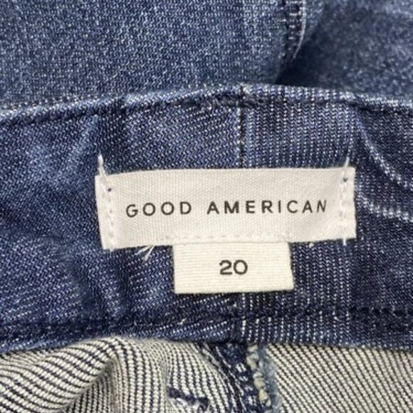 NEW GOOD AMERICAN Jean Indigo Blue Size 20 Plus Good Classic Boot High Rise - Picture 5 of 11